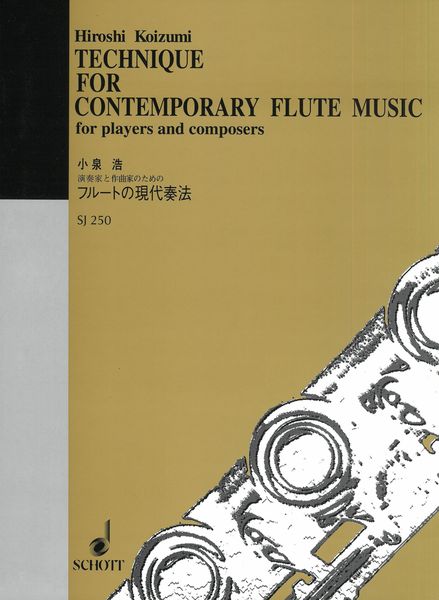 KOIZUMI H. - TECNICA MUSICA CONTEMPORANEA DE FLAUTA